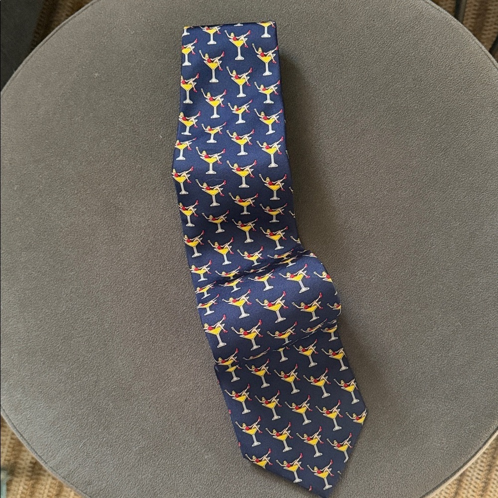 Josh Bach Navy Martini Girls Tie